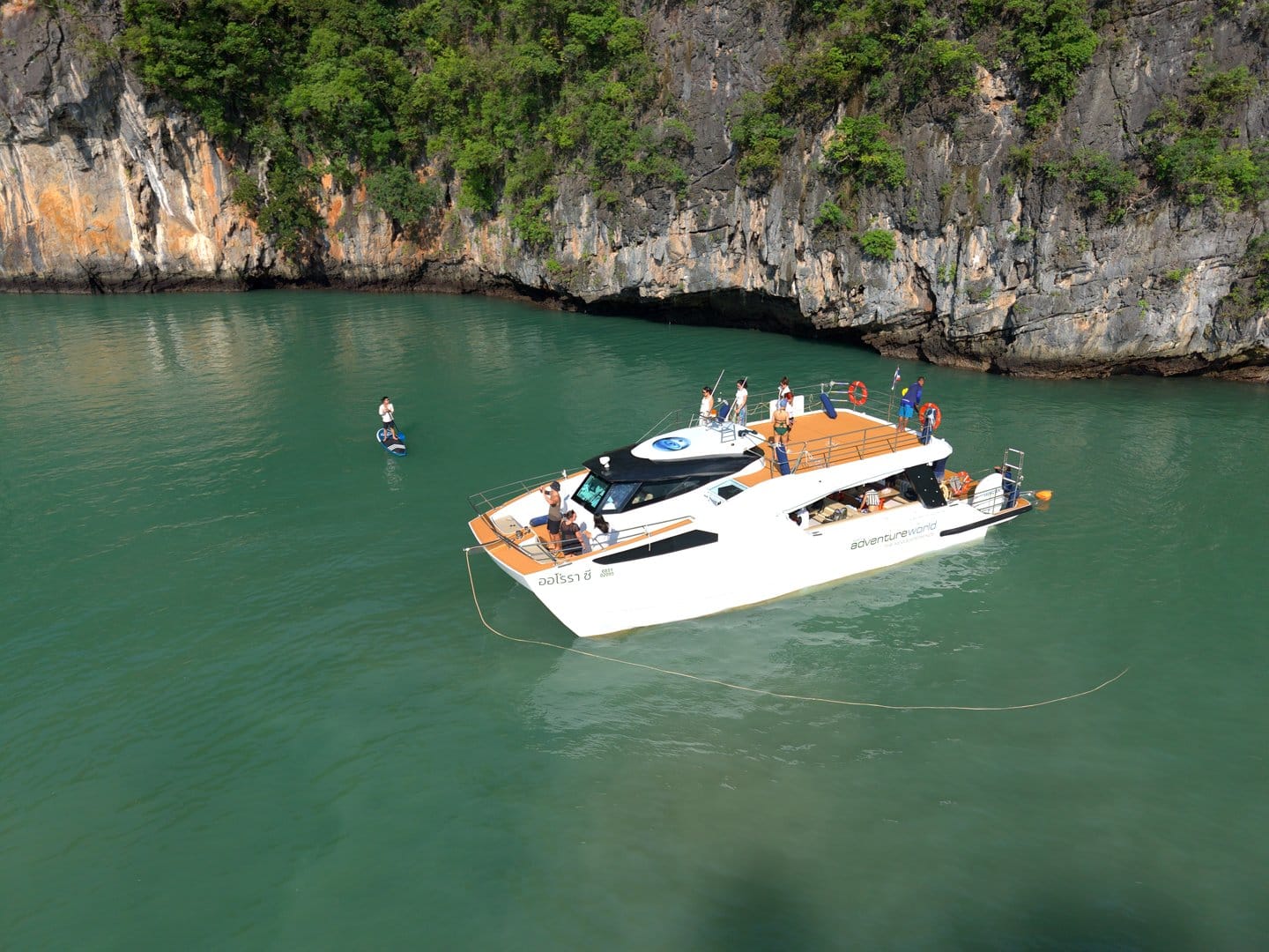 Ausfluege KhaoLak Phang Nga Sunset Cruise Luxus Katamaran KhaoLak Adventures Katamaransss
